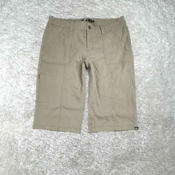 Prana Monarch Convertible Roll Up Leg Hiking Pants Tan 10 Short - Picture 7 of 15